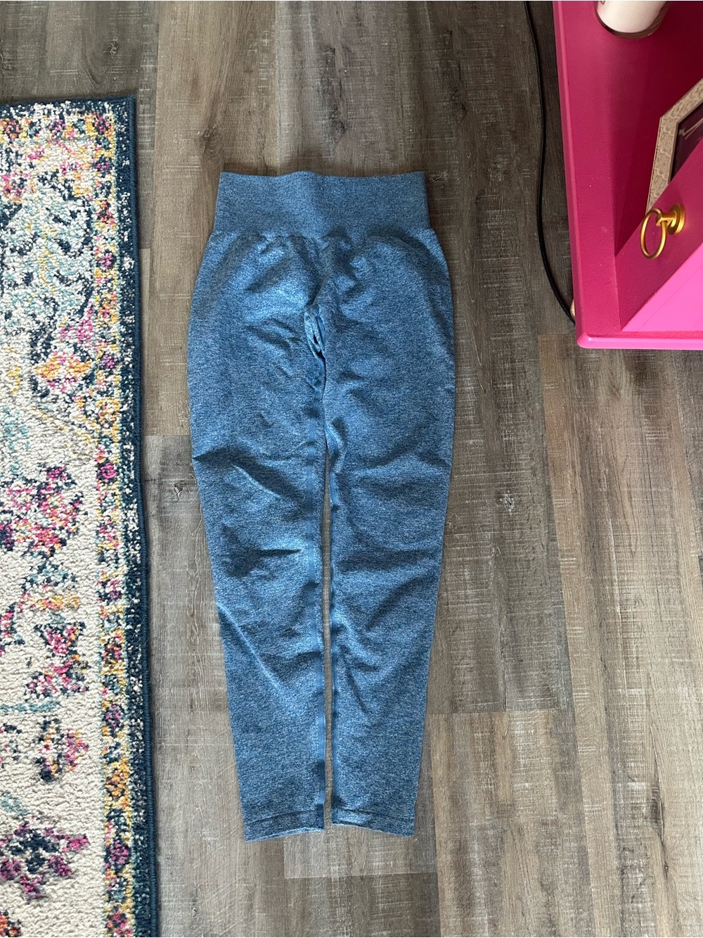 NVGTN High-Waist Blue Seamless Leggings